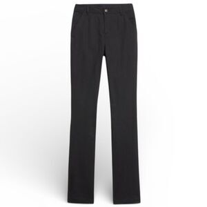 Old Navy Black High Rise Adjustable Waist Flare Twill Chino Jeans